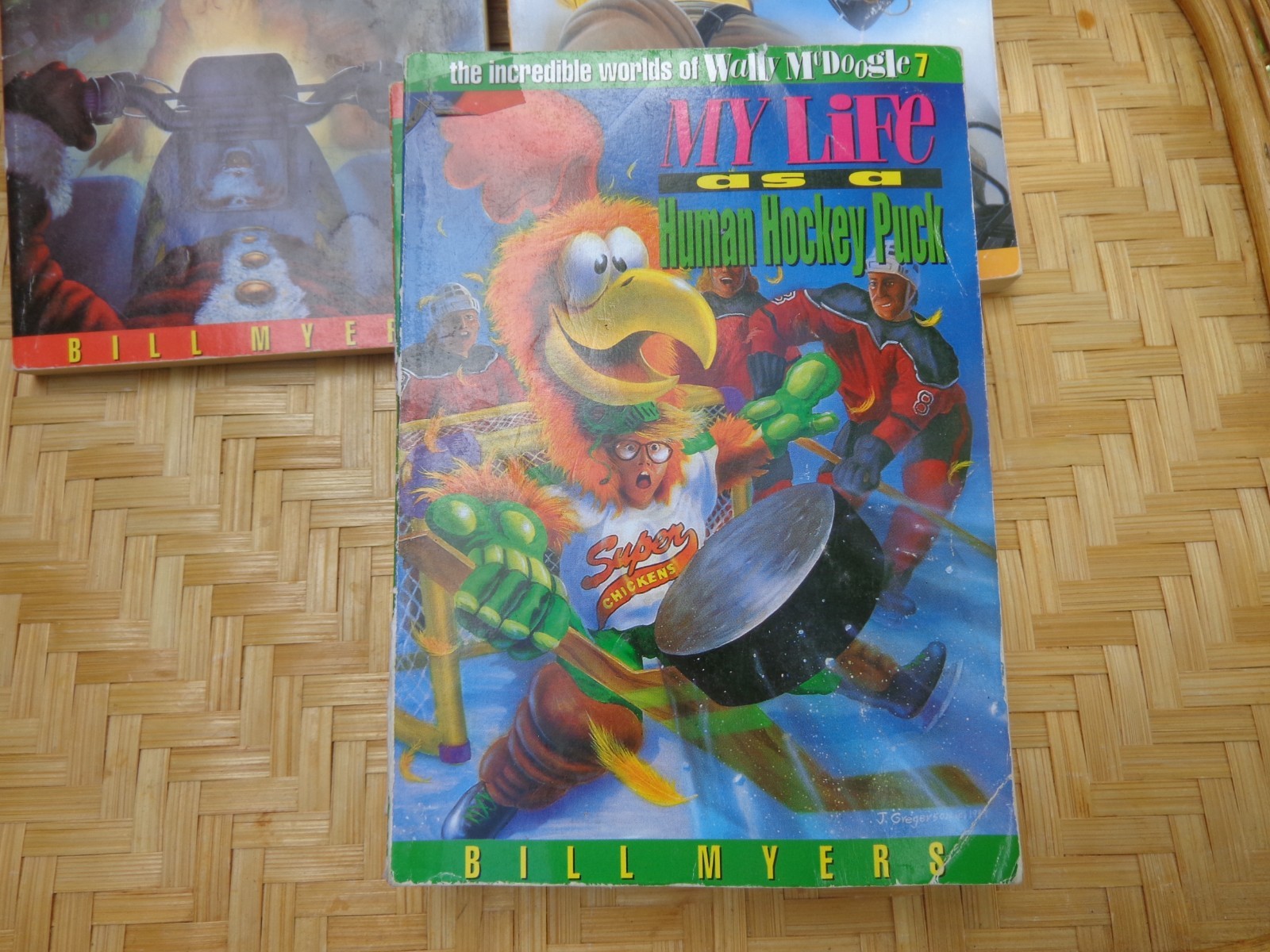 Wally McDoogle My Life As A BP Book Lot 5 by Bill Myers Skydiver Torpedo Hockey