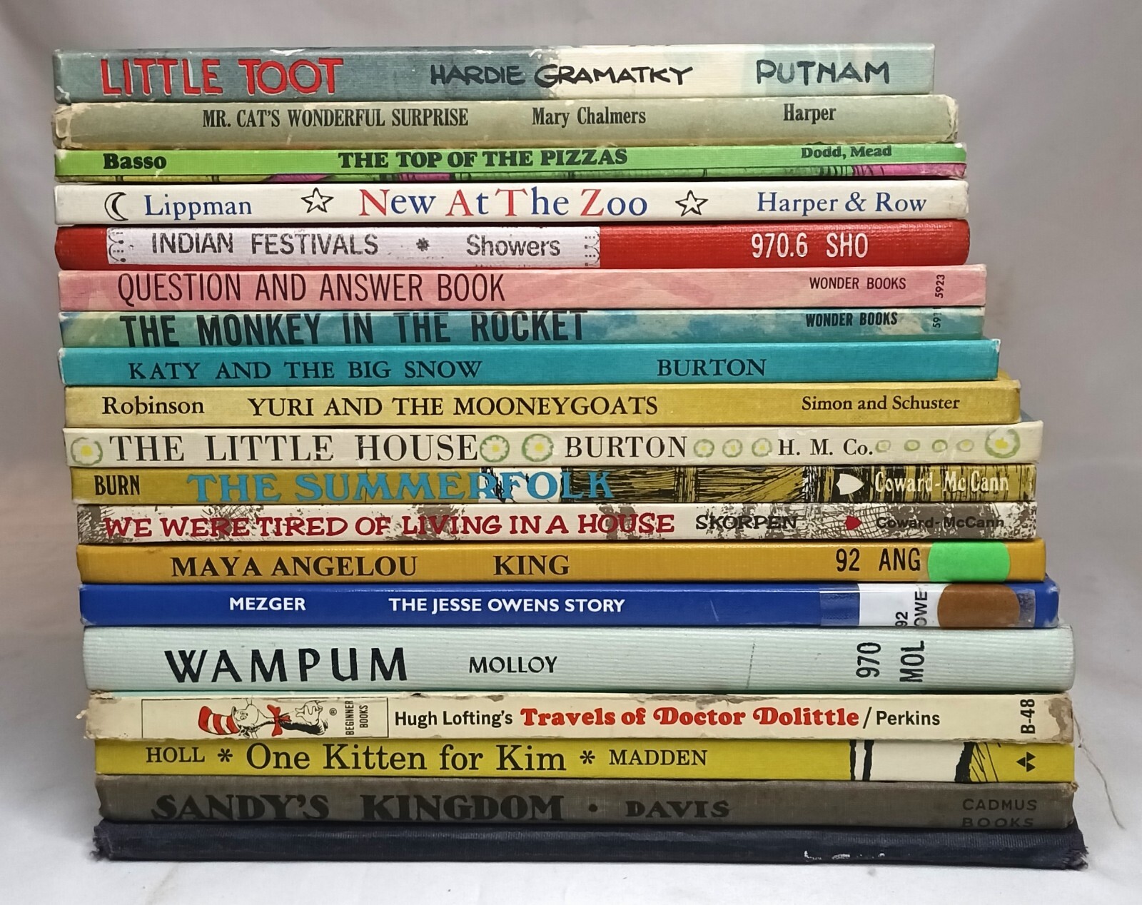 Vintage Elementary Books Lot Of 19 from 1930s to 1990s