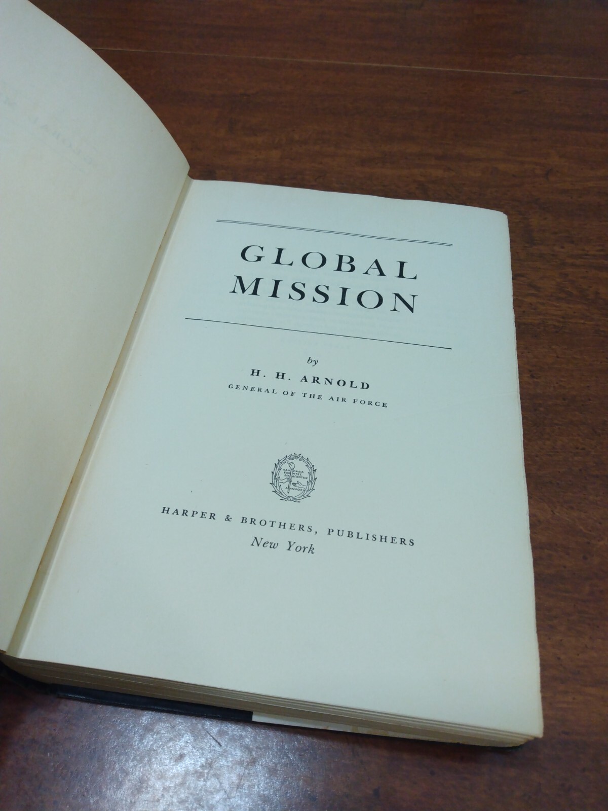 1949 Global Mission H.H. Arnold General of the Air Force Book First Edition
