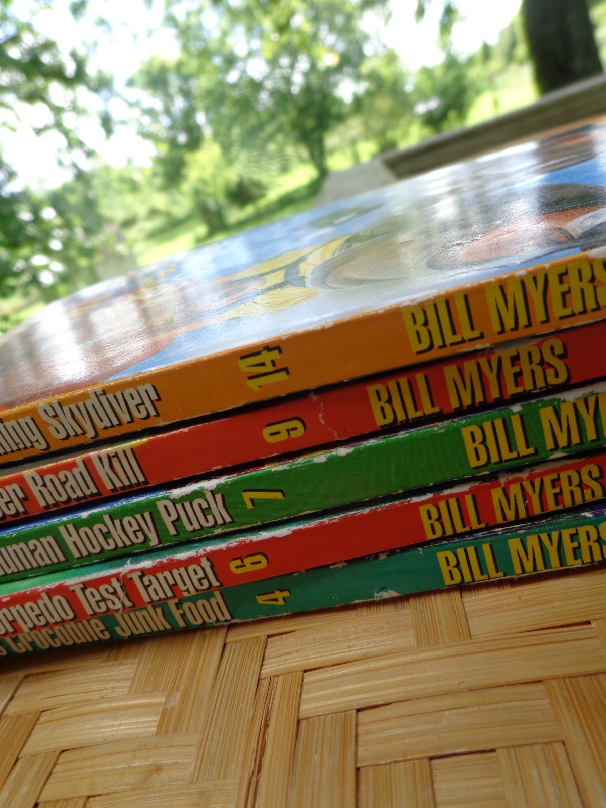 Wally McDoogle My Life As A BP Book Lot 5 by Bill Myers Skydiver Torpedo Hockey