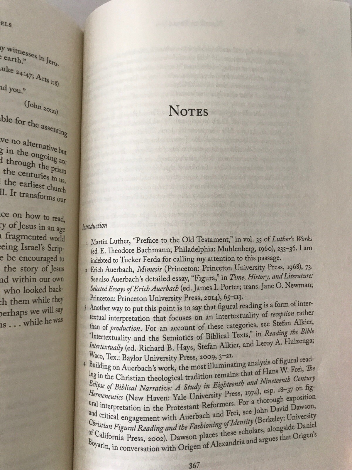 Echoes of Scripture in the Gospels Richard B. Hays New Testament Studies 2016