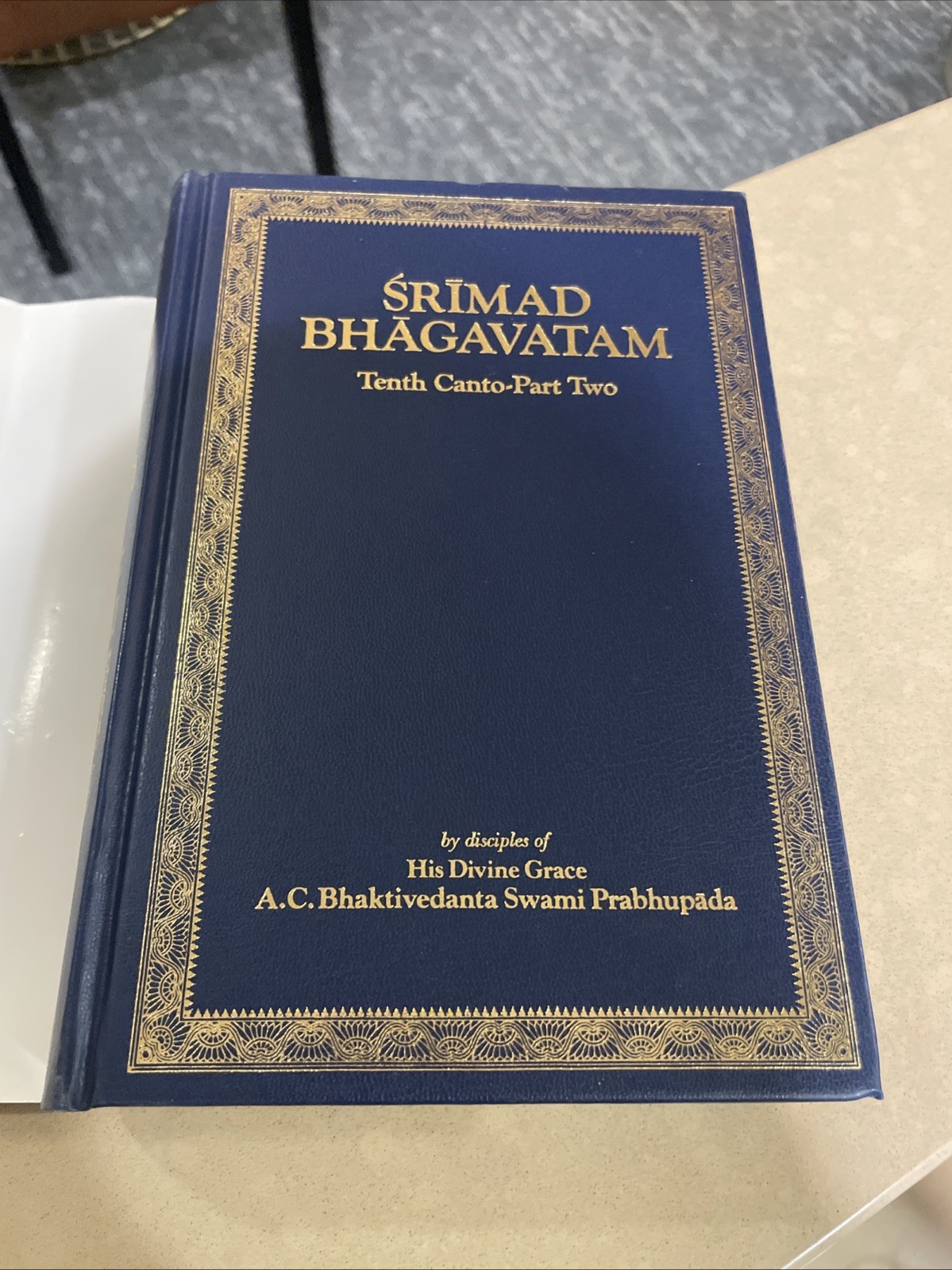Srimad Bhagavatam Tenth Canto-Part Two by Swami Prabhupada 1993 Hardcover