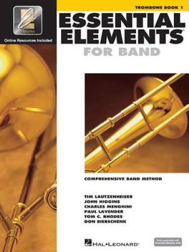 Essential Elements for Band – Trombone Book 1 with EEi – Paperback – GOOD