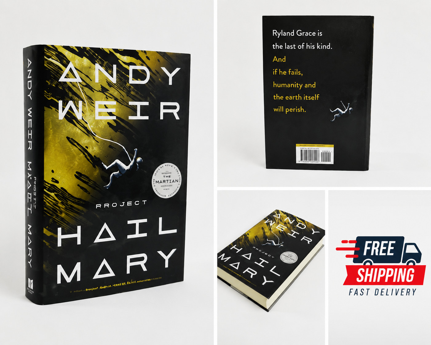 Project Hail Mary : A Novel by Andy Weir (2021, Hardcover)