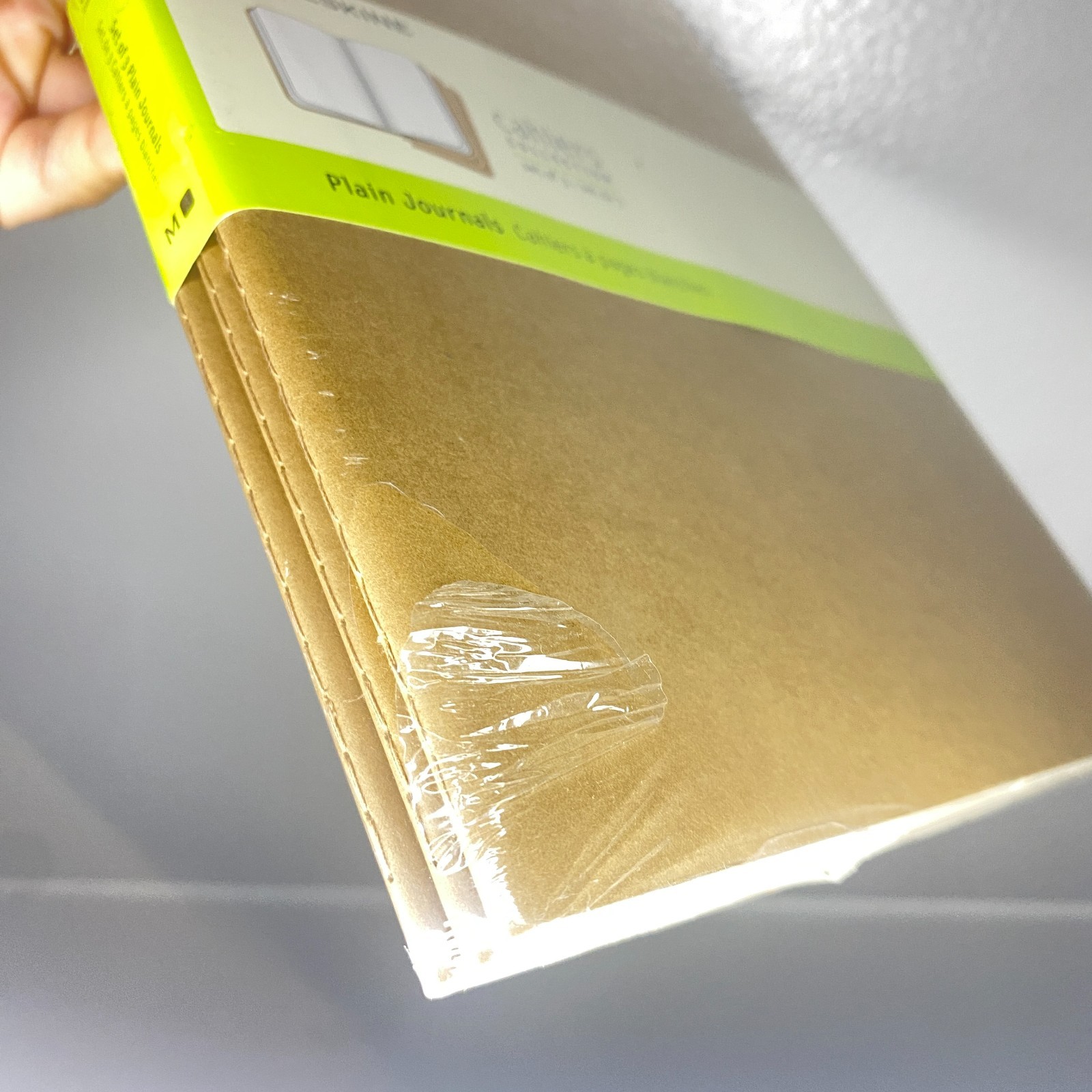Cahiers Moleskine Set of 3 Plain Journals 120 Pages 7.5″ x 9.75″ Tan Notebook