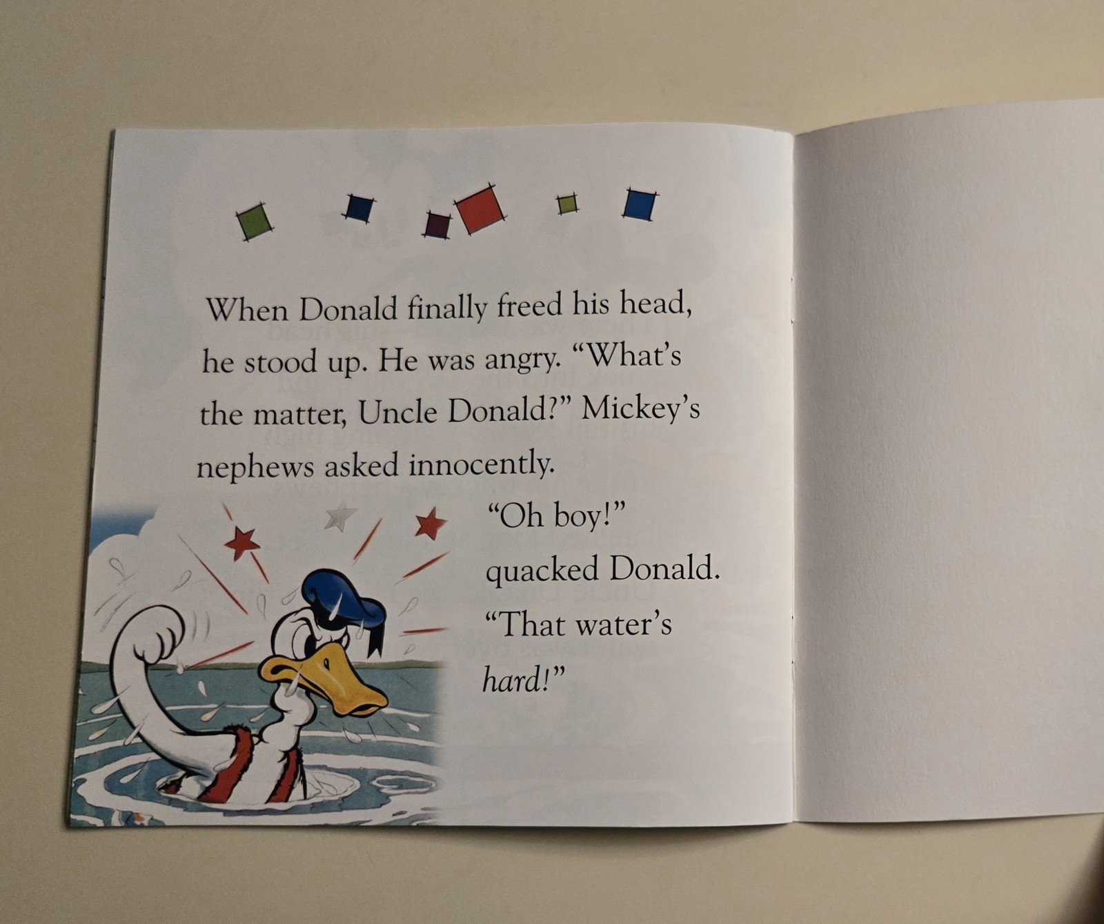 Donald Duck Book, 2007, Reprint of 1st DD Book Fr 1935, 24 Pgs, New Paperback