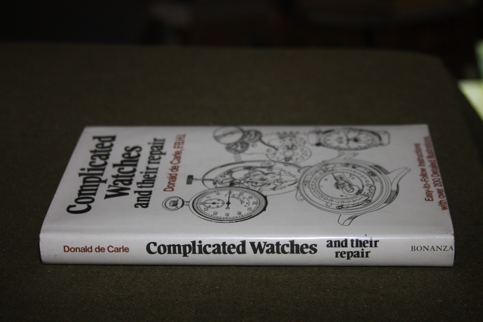 Complicated Watches and Their Repair by Donald de Carle 1979 HC Bonanza