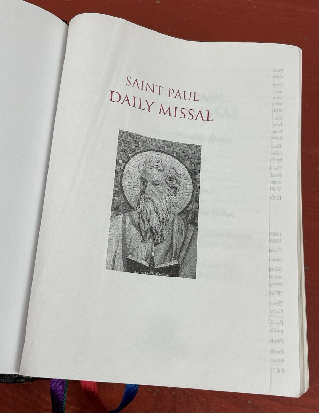 Saint Paul Daily Missal Black Leatherflex 2012 Pauline Books & Media