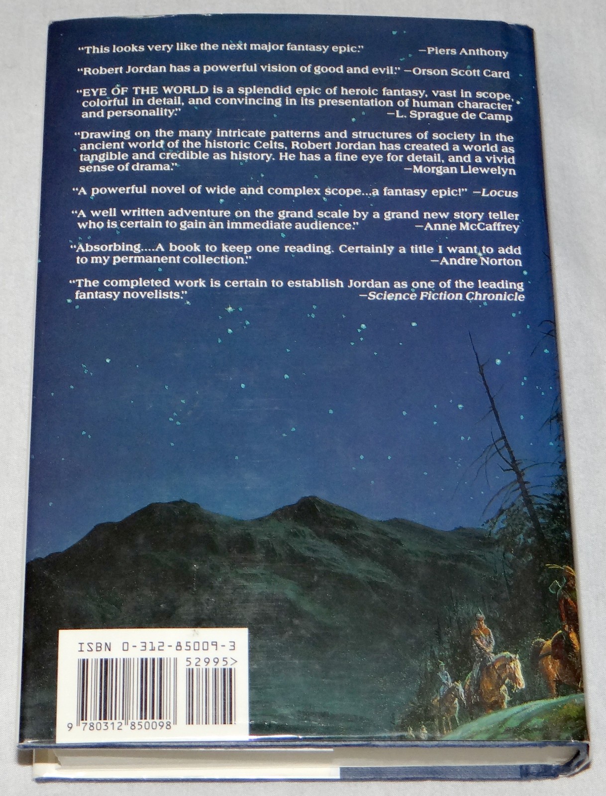 Robert Jordan The Eye of the World Wheel of Time 1 Hardcover Edition 15th Print