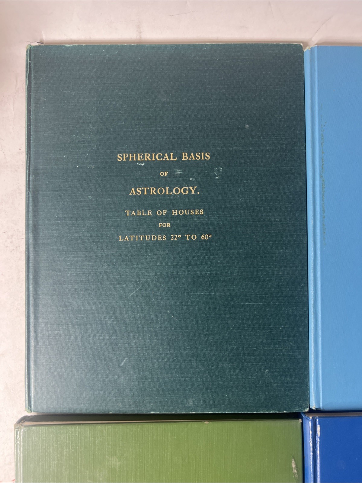 Lot Of 4 Astrology AFA Books 1911-1977
