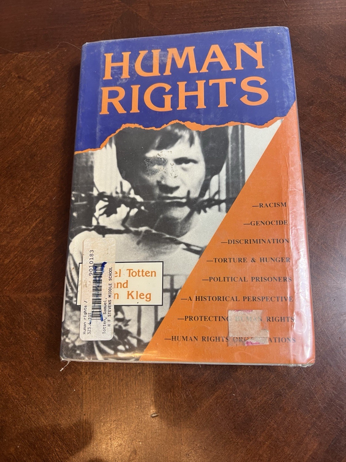 Human Rights Hardcover Book 1989 Samuel Totten & Milton Kleg Enslow Publishers