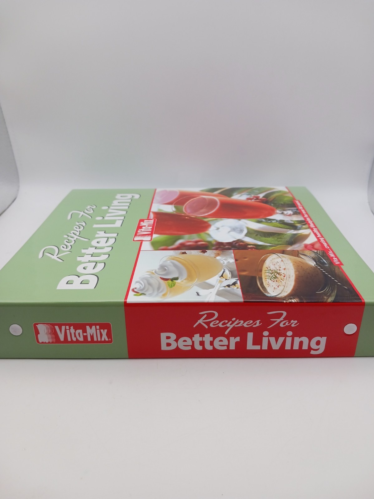 2002 Vita Mix Recipes For Better Living Hardcover Binder & Owners Manual EUC