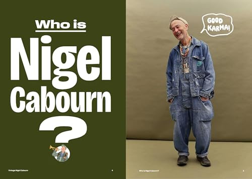 [NEW] VINTAGE NIGEL CABOURN Book English, Japanese, Chinese 3 Languages Japan