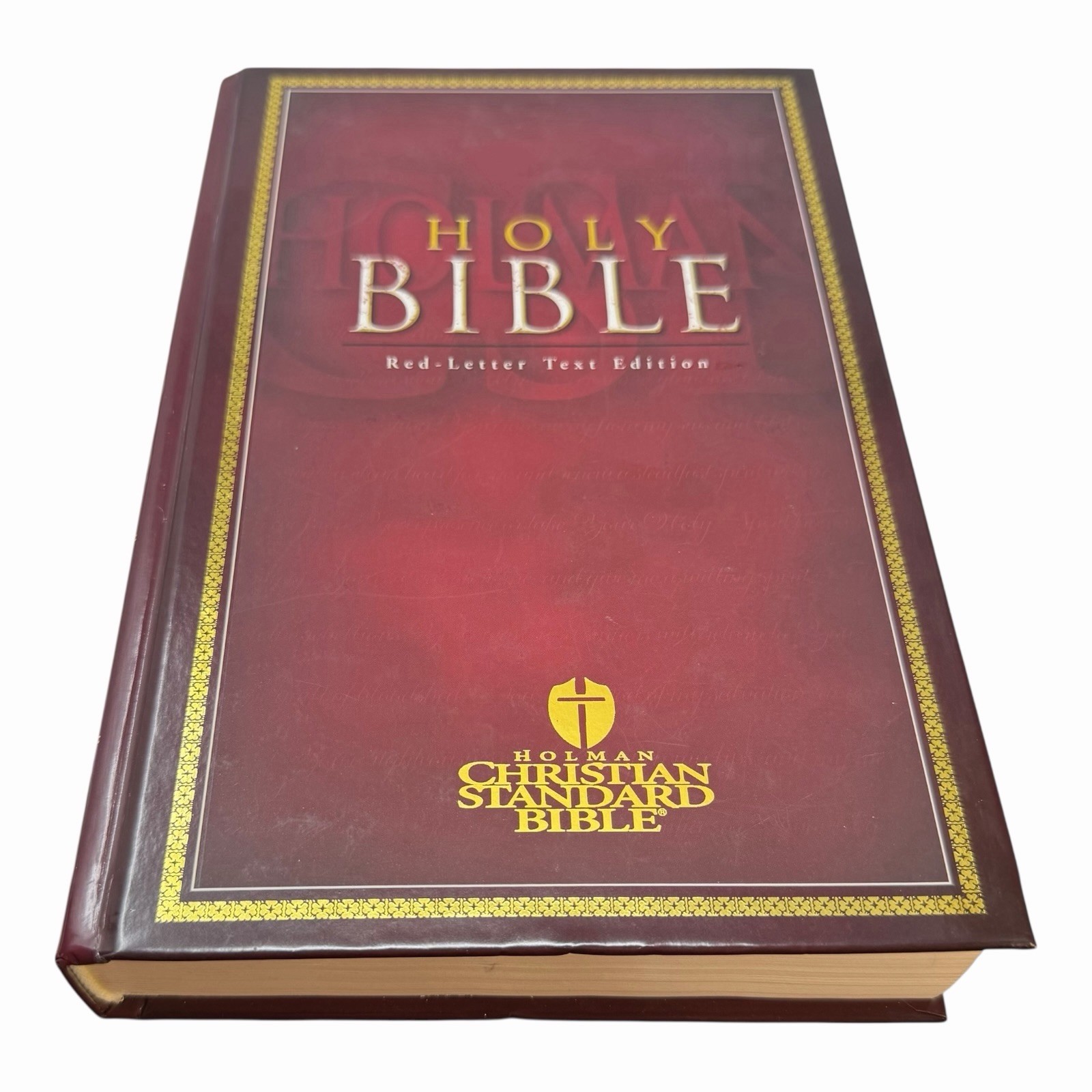 HCSB Red-Letter Text Bible Printed Hardcover Red Letter Text Edit