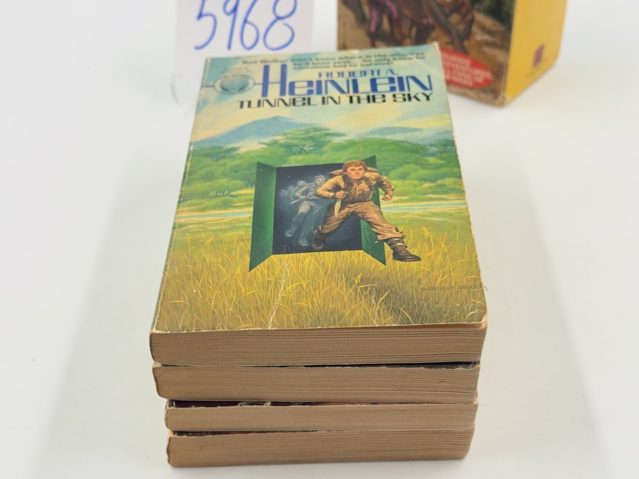 Robert Heinlein PB Del Rey Future Worlds of Box Set 4 Books, 1978