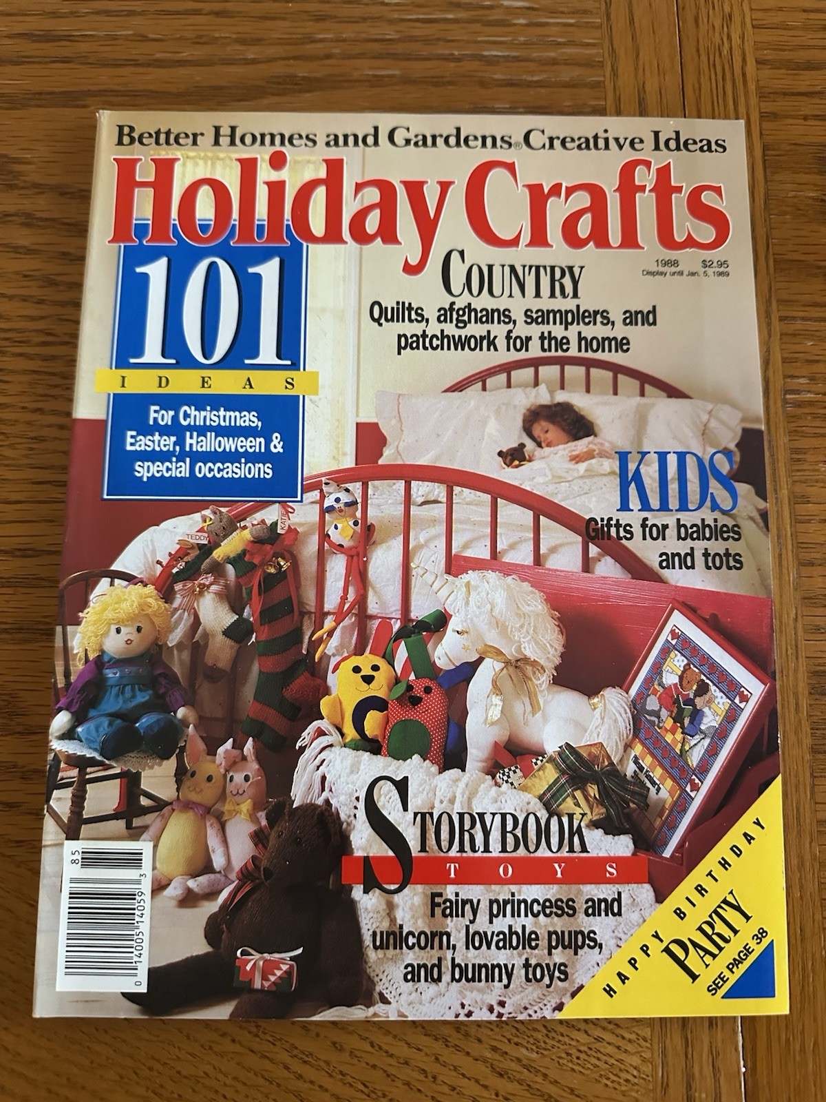 Vintage 1988 Holiday Crafts Country Christmas Holidays Magazine Book