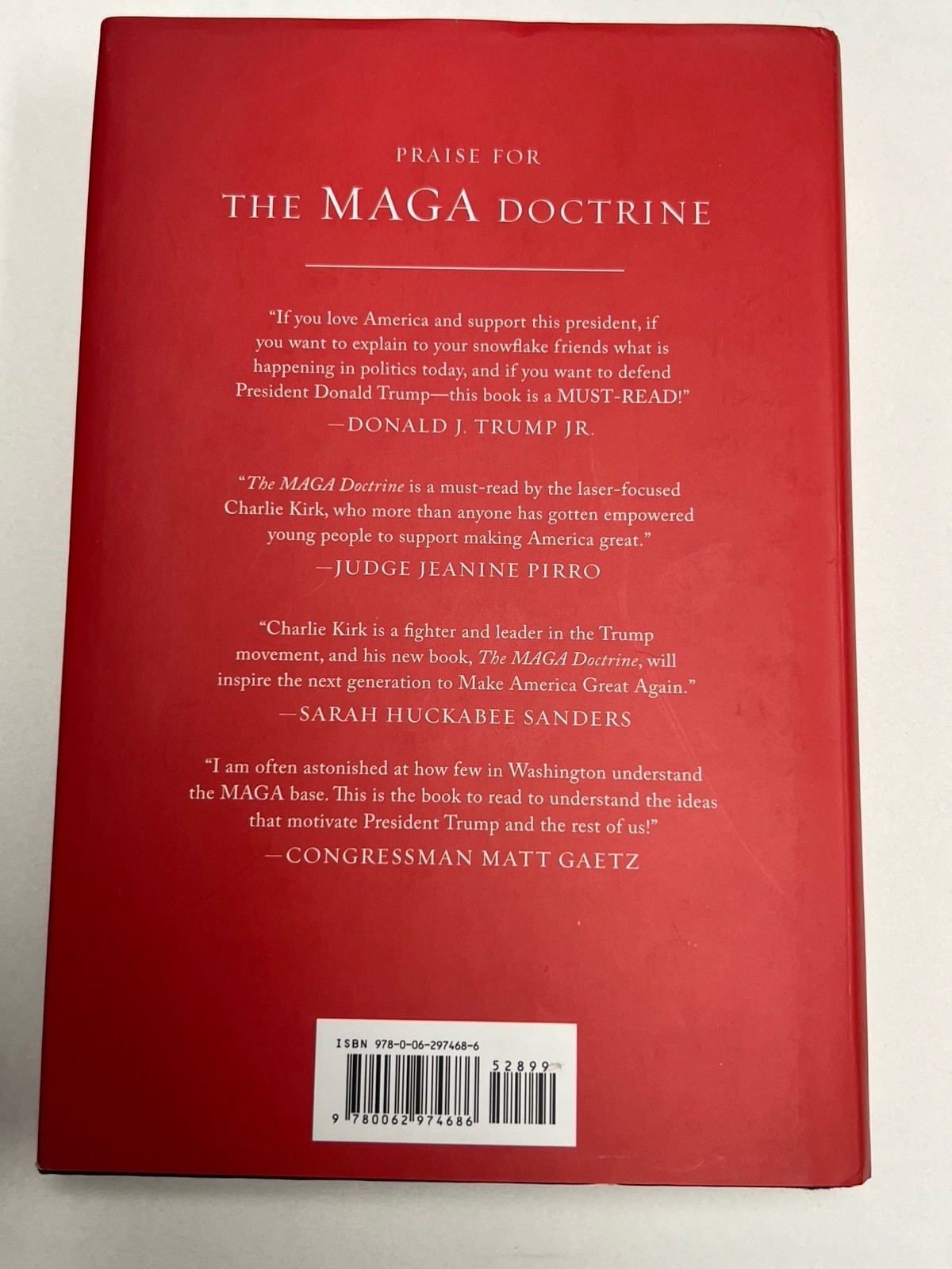 MAGA Doctrine Signed – Charlie Kirk – Autographed Book – First Edition