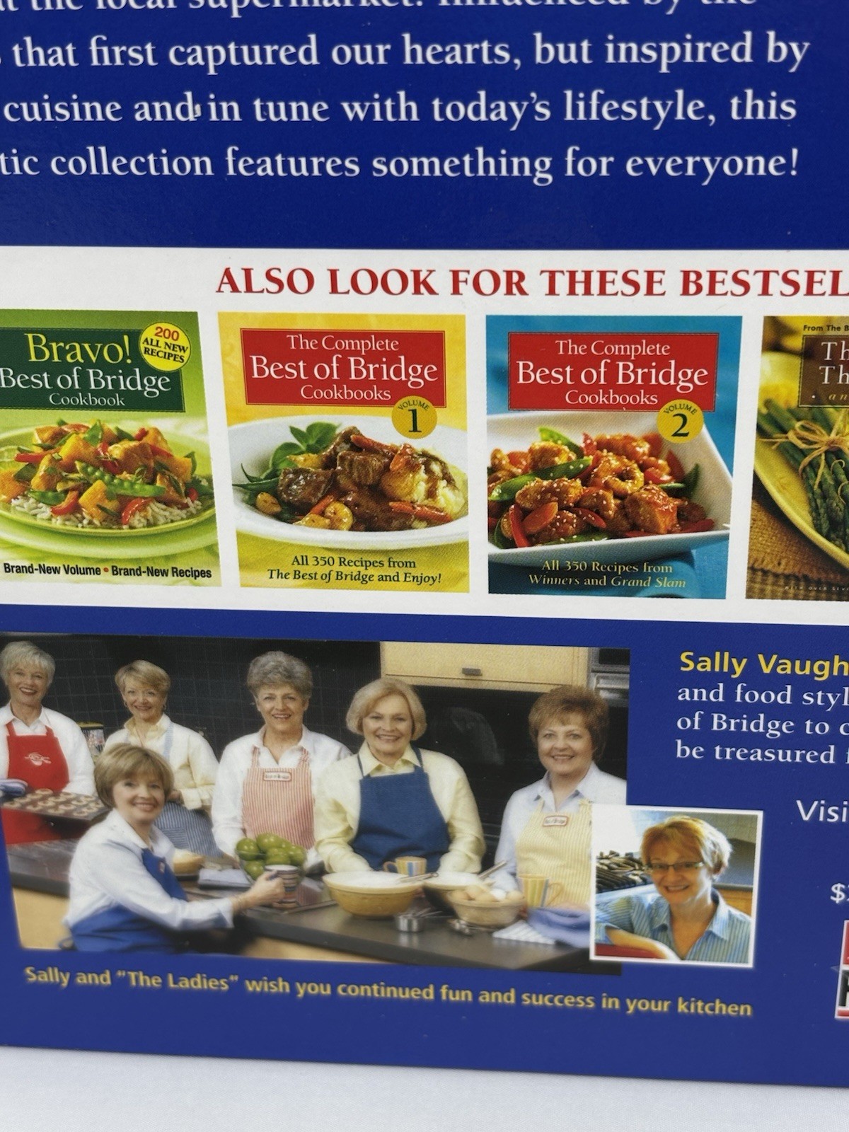 Fan Fare Best of Bridge Cookbook: Brand-New Volume Recipes 352 pages
