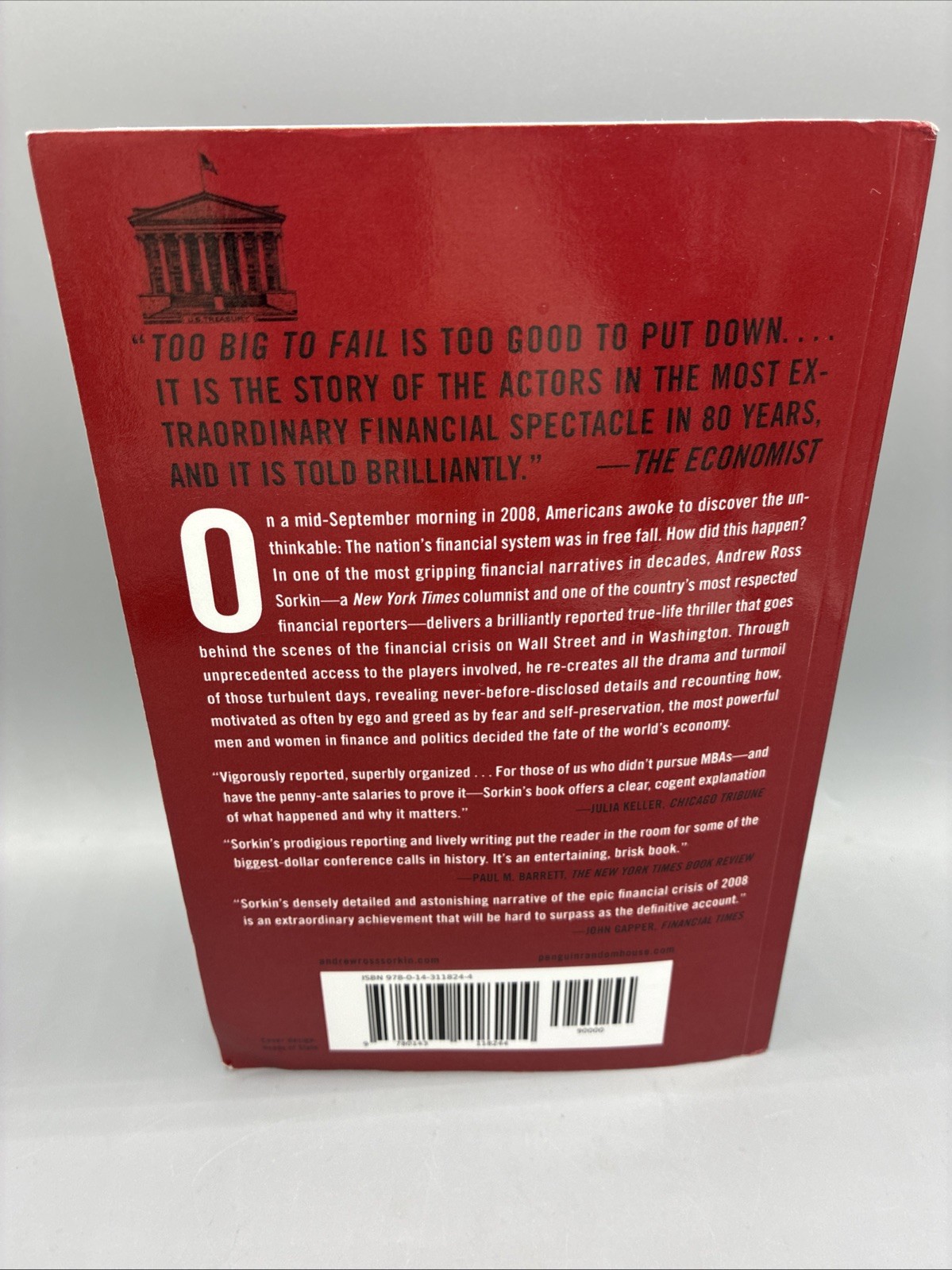 Too Big to Fail: The Inside Story of How Wallstreet Andrew Ross Sorkin Paperback