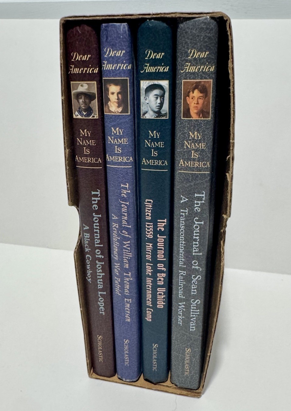 Dear American Book Series My Name Is Scholastic 4 Box Set American Journals HC
