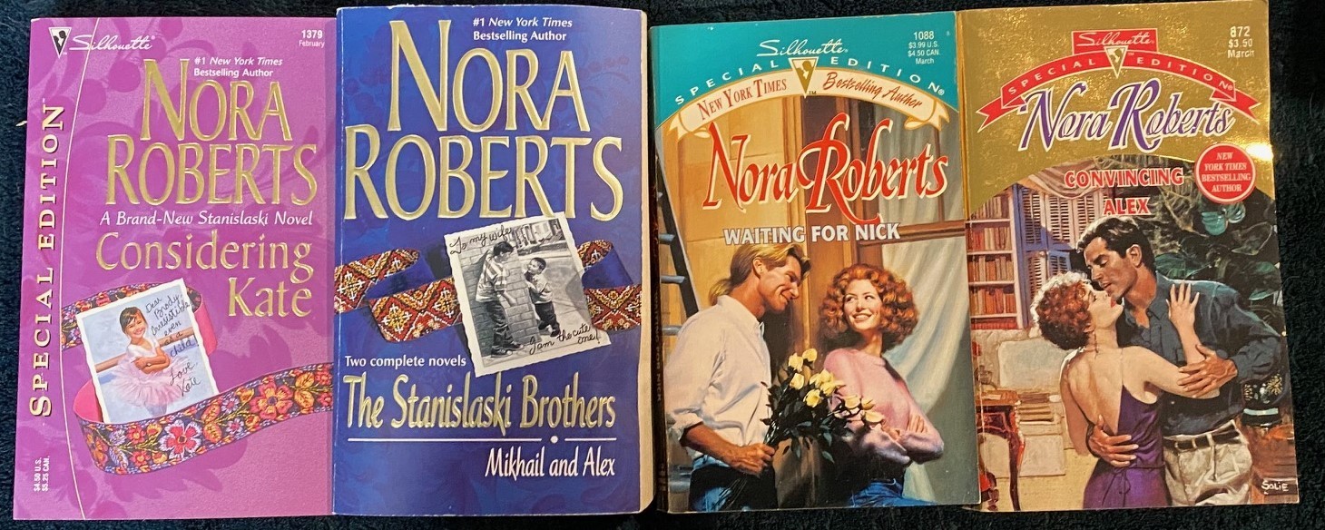The Stanislaski’s Series by Nora Roberts (Books 2, 4, 5, & 6) Paperback Good