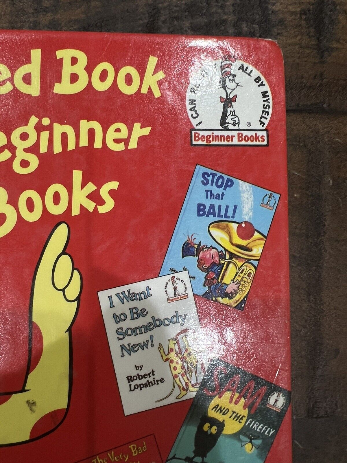 Dr. Seuss The Big Red Book of Beginner Hard Cover Several Stories 344 Pages
