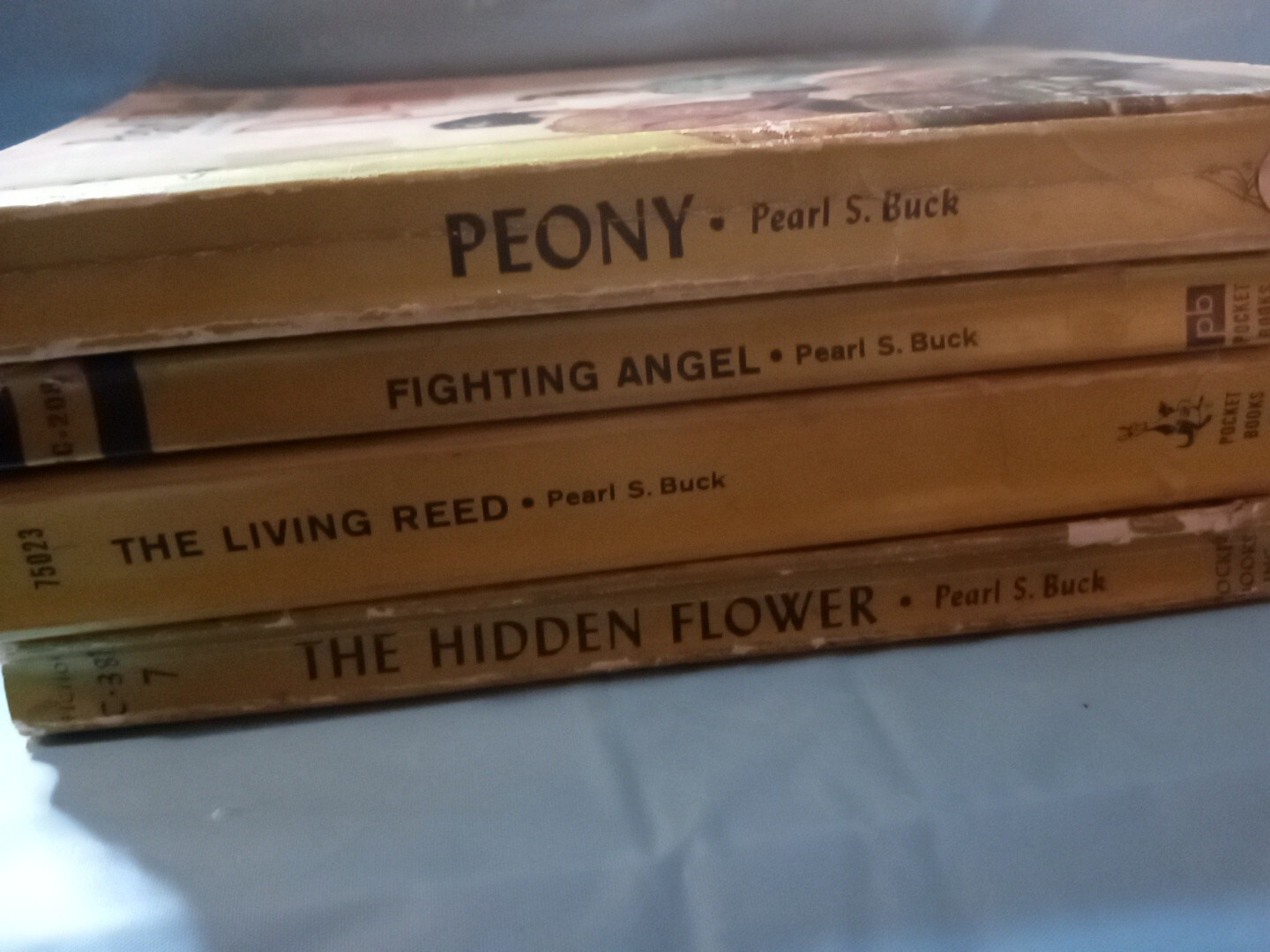 Pearl S. Buck Paperback Book Lot 4 Pocket Books Vintage early 1960s