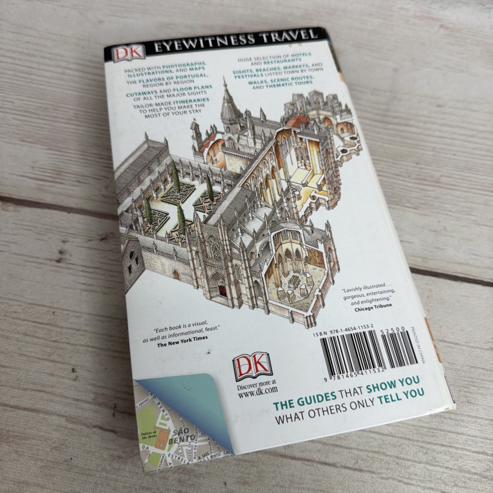 DK Eyewitness Travel Guide: Portugal – Flexibound – VERY GOOD Free Shipping!