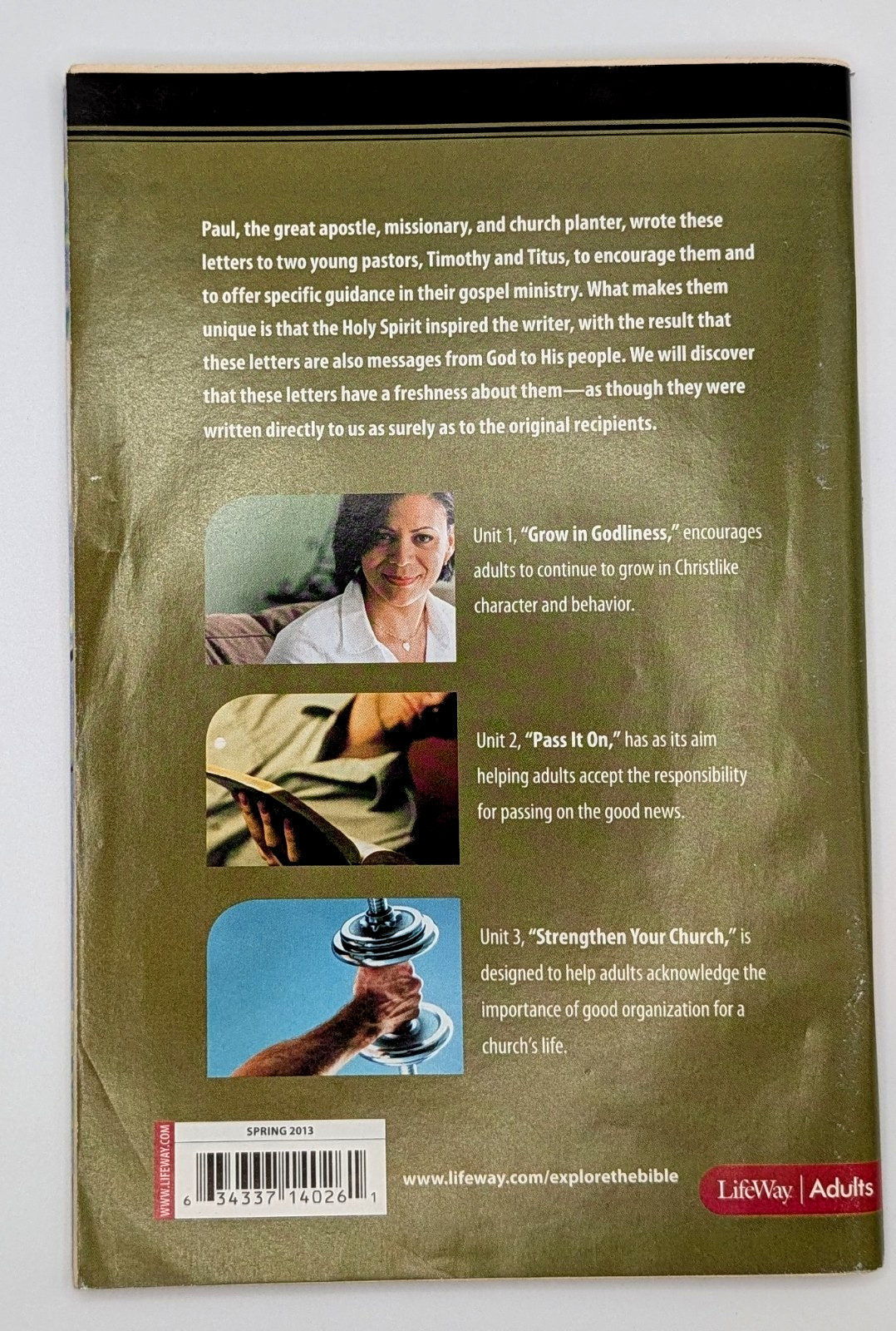Explore The Bible Personal Study Guide Spring 2013 LifeWay Adults Paperback