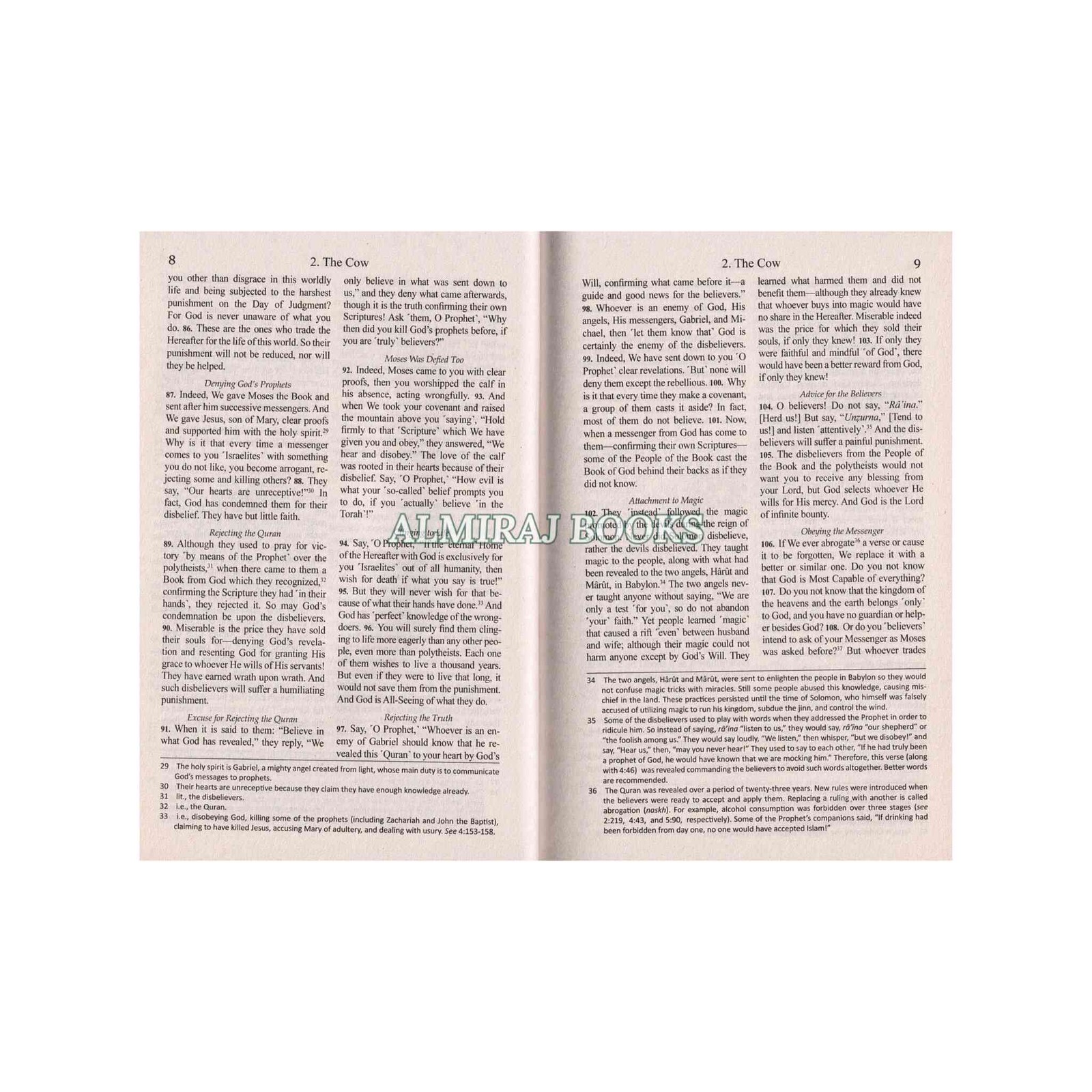 The Clear Quran(Paperback) Pocket Size ,By Dr. Mustafa Khattab