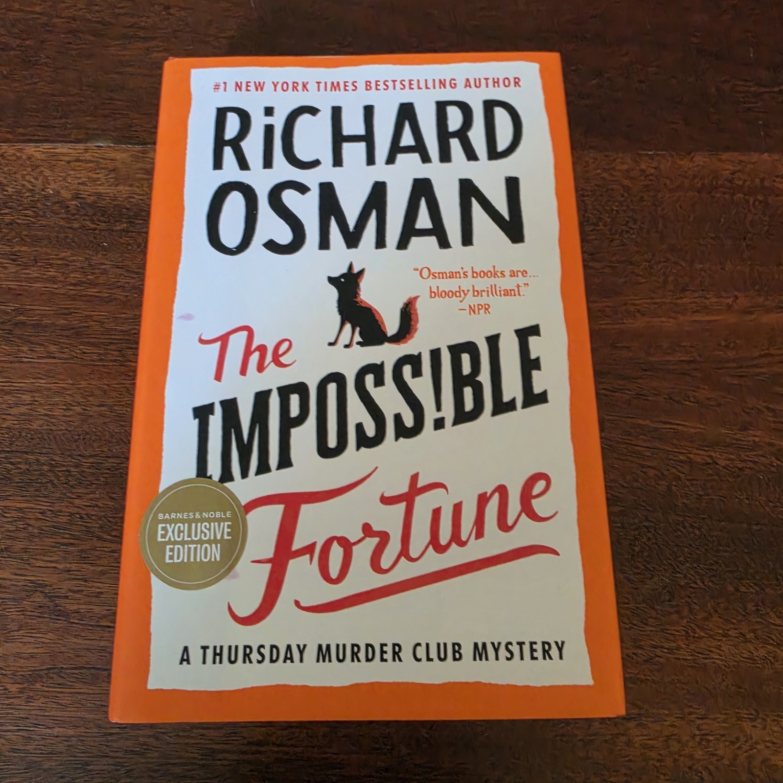 The Impossible Fortune : A Thursday Murder Club Mystery 1st print Richard Osman