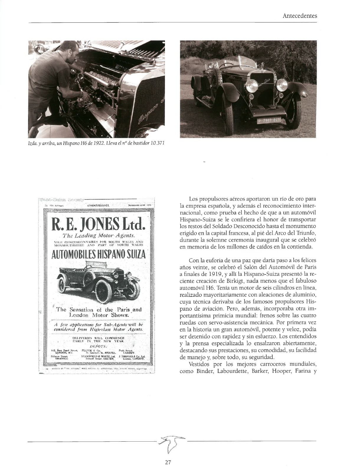 Hispano-Suiza: Vientos de Guerra by Emilio Polo – Automotive History Book