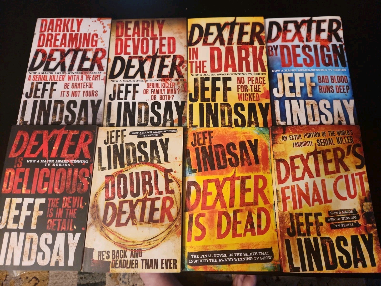 DEXTER Complete Book Series – Lot of 8 – Paperback – Jeff Lindsay
