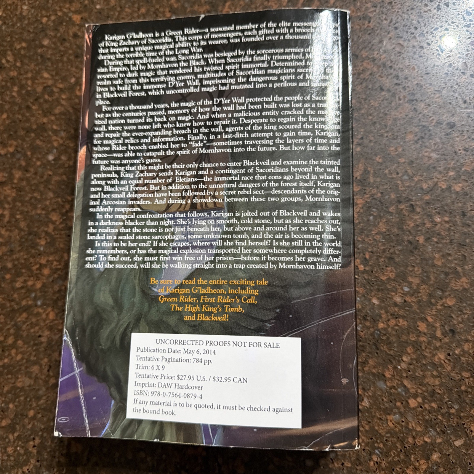 Mirror Sight ARC (Green Rider) – Paperback By Britain, Kristen – GOOD
