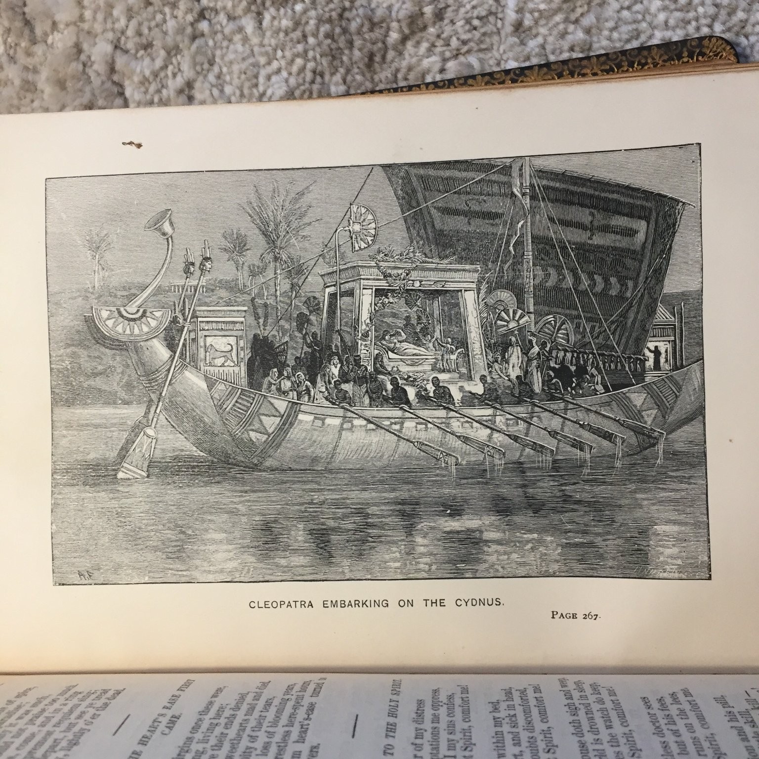 The Cambridge Book of Poetry and Song Bates 1887 Illustrated Poetry Book