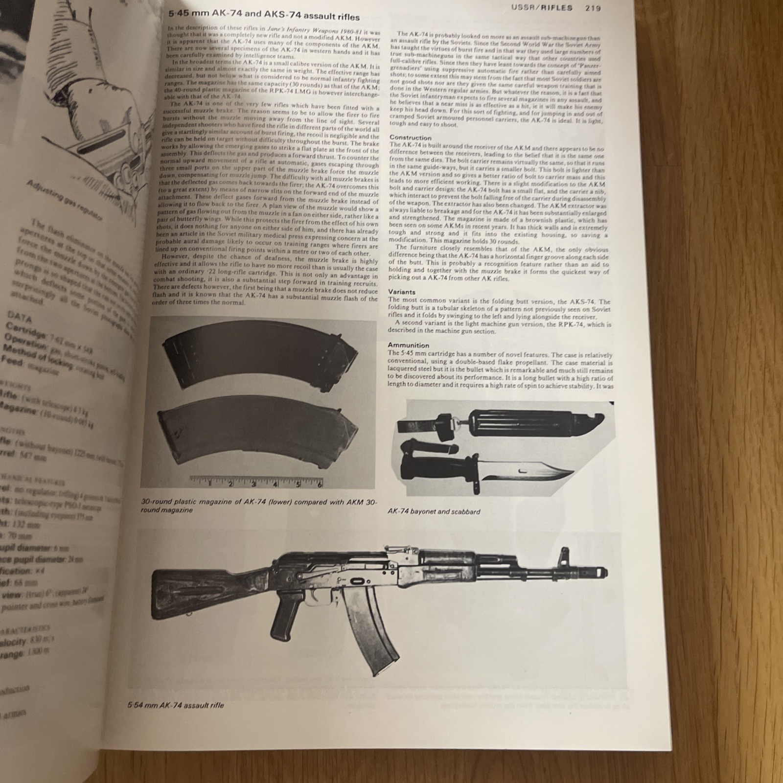 Jane’s Infantry Weapons, 1984-85 by Ian v. Hogg Hardcover Book 1st Ed Army Copy