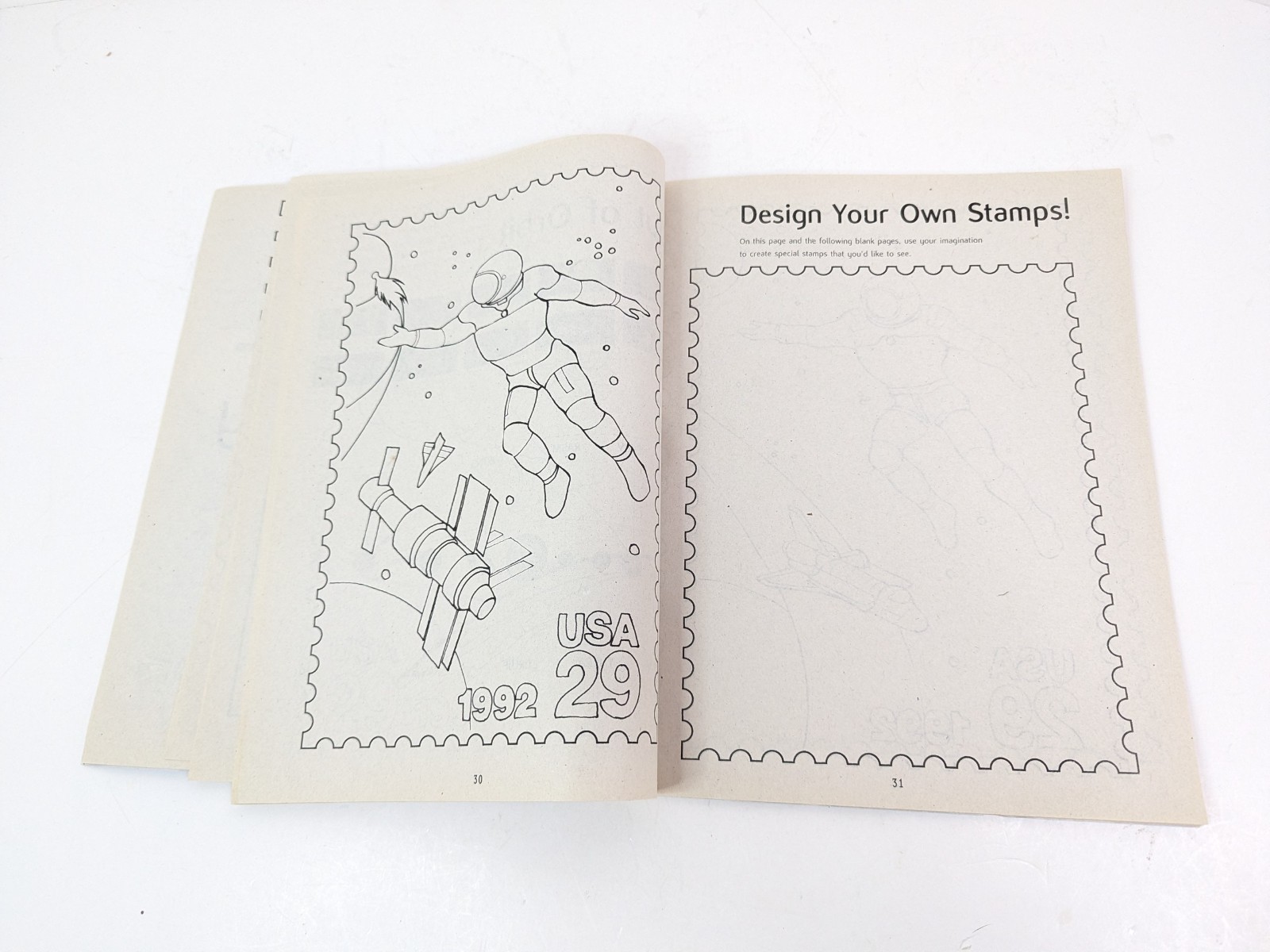 USPS Collectible Coloring Activity Book 2000 Publication #39 Postal Service USA