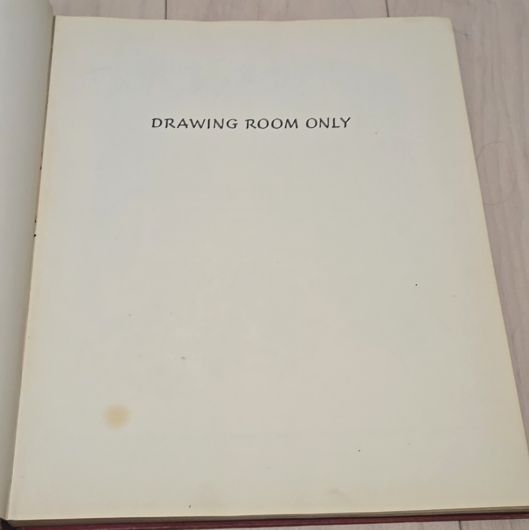 1946 Drawing Room Only: A Book of Cartoons by Garrett Price NewYorker Magazine