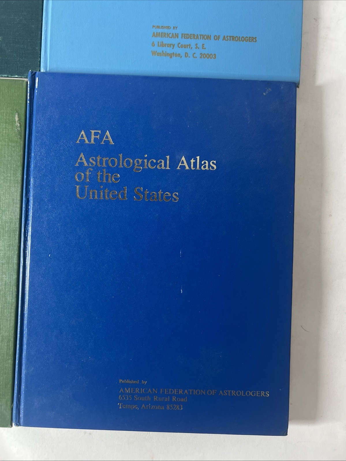 Lot Of 4 Astrology AFA Books 1911-1977