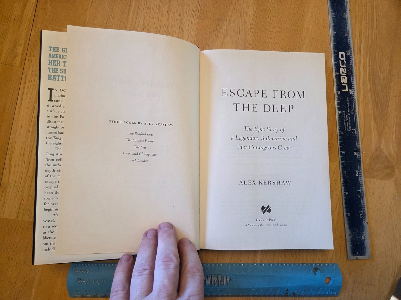 Escape from the Deep by Alex Kershaw (2008, Hardcover)