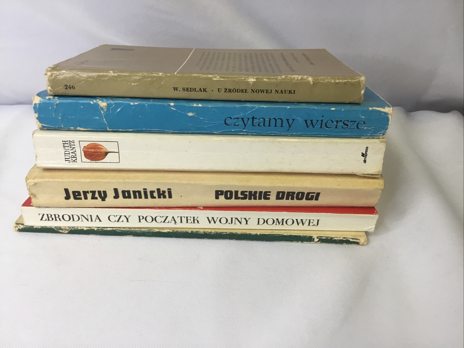 Polish Language 6 Various Book Lot, PB, Good Condition