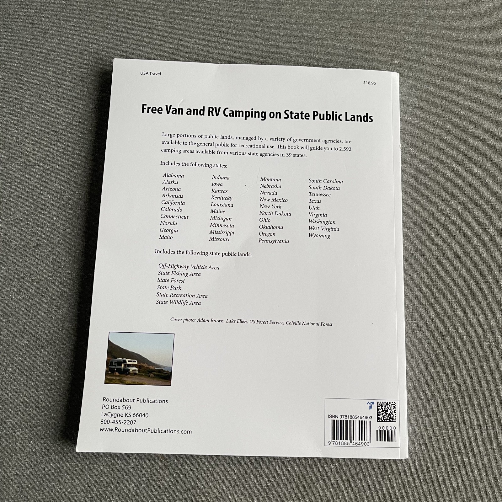 Free Van and RV Camping on State Public Lands: Directory of 2,592 Camping Areas