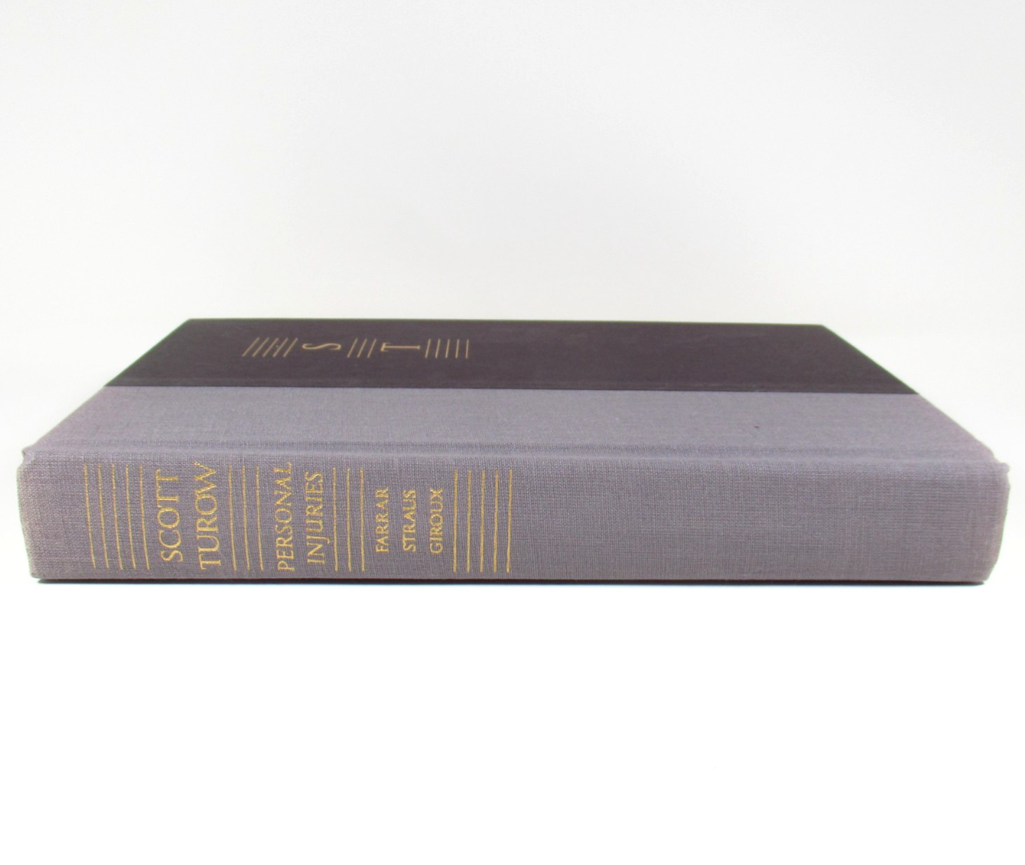 Personal Injuries Scott Turow Hardcover No Dust Jacket Farrar Straus