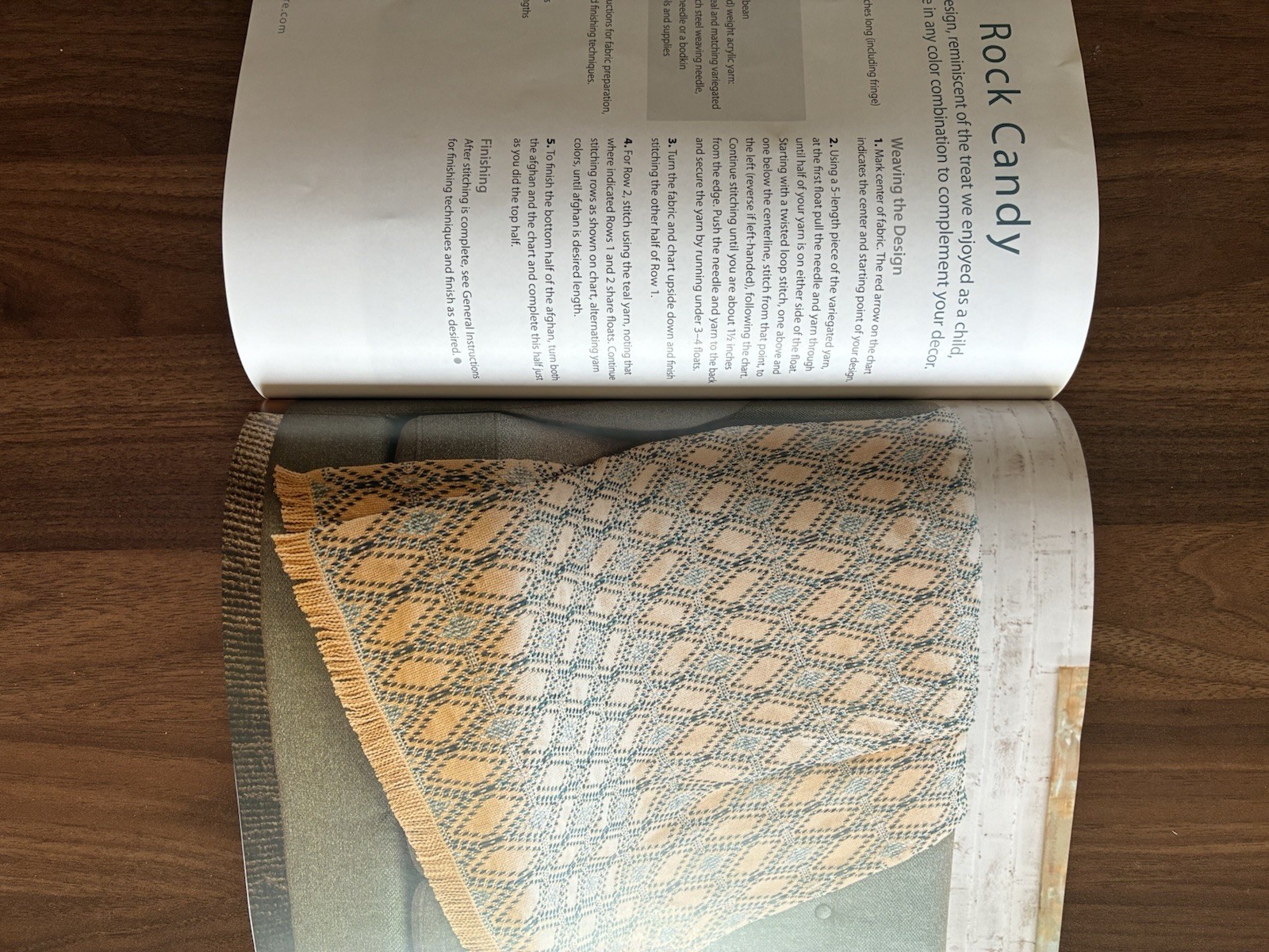 Inspiring Afghans for Swedish Weaving by Katherine Kennedy Like New Condition