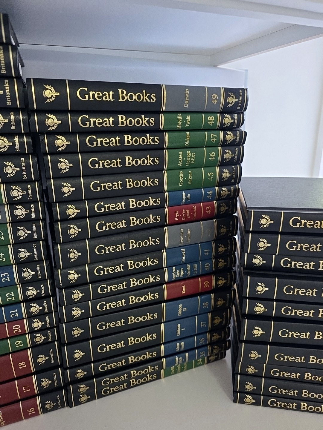 Britannica Great Books Of The Western World Complete Set Multicolor Black 1 – 60