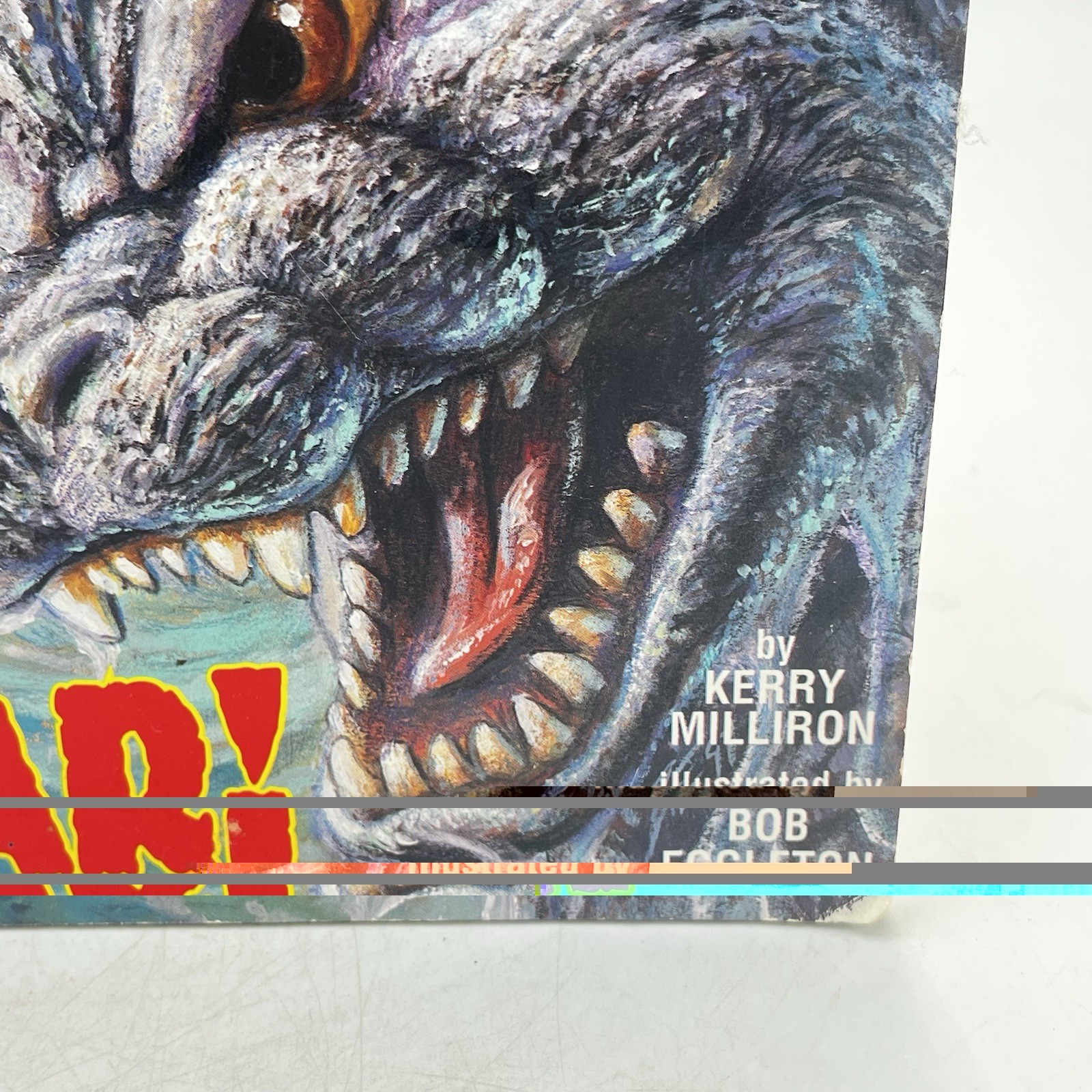 VTG 1998 Godzilla Likes to Roar! Bob Eggleton Milliron Rare Book Rodan Anguirus