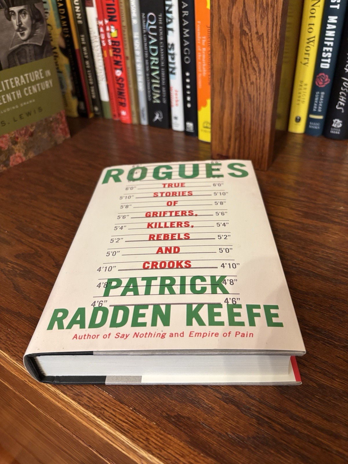 Rogues. Patrick Radden Keefe. 1st HC Ptg. Doubelday 2022. Fine- Unread