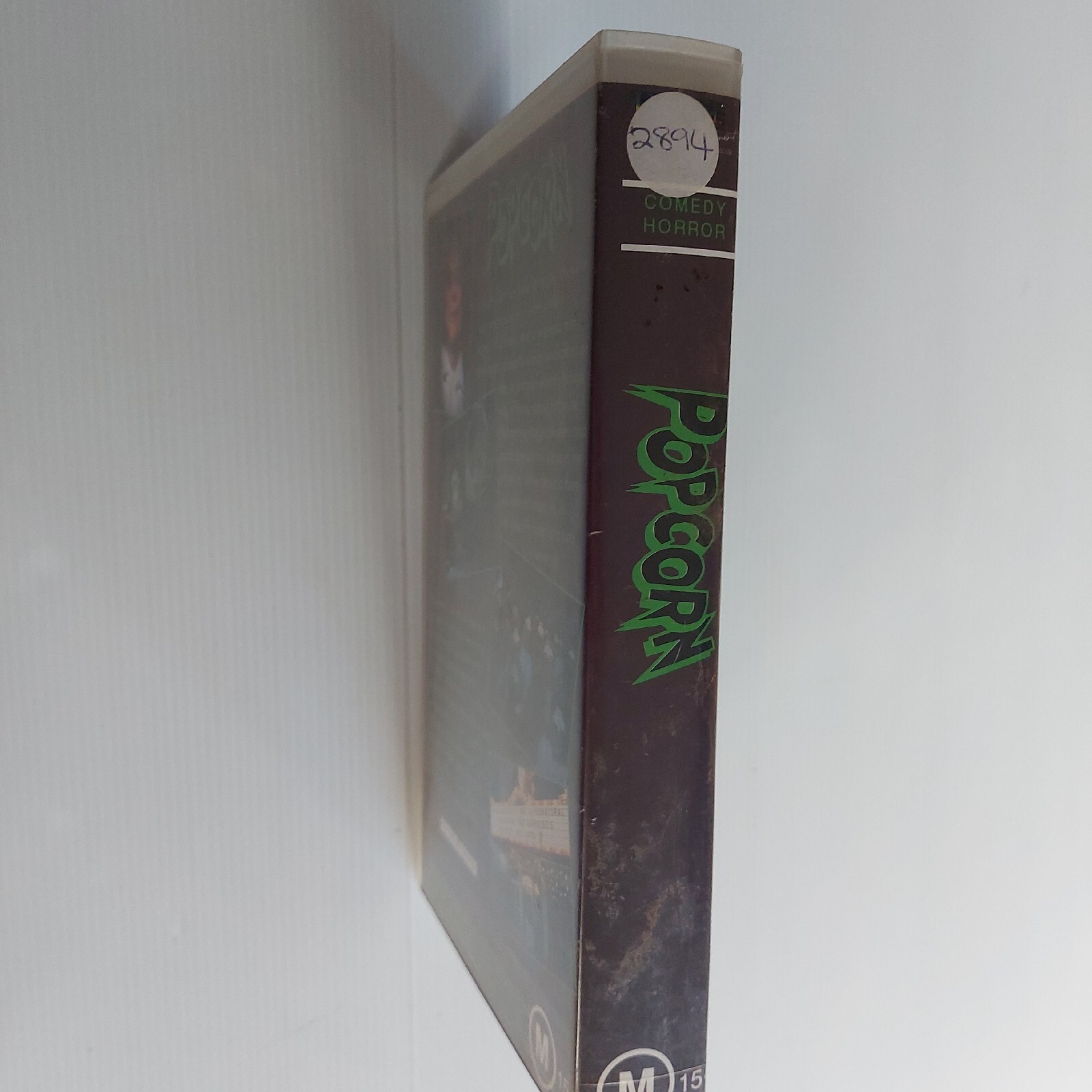 Popcorn VHS 1992 Hardcover case preowned ex rental horror comedy very rare