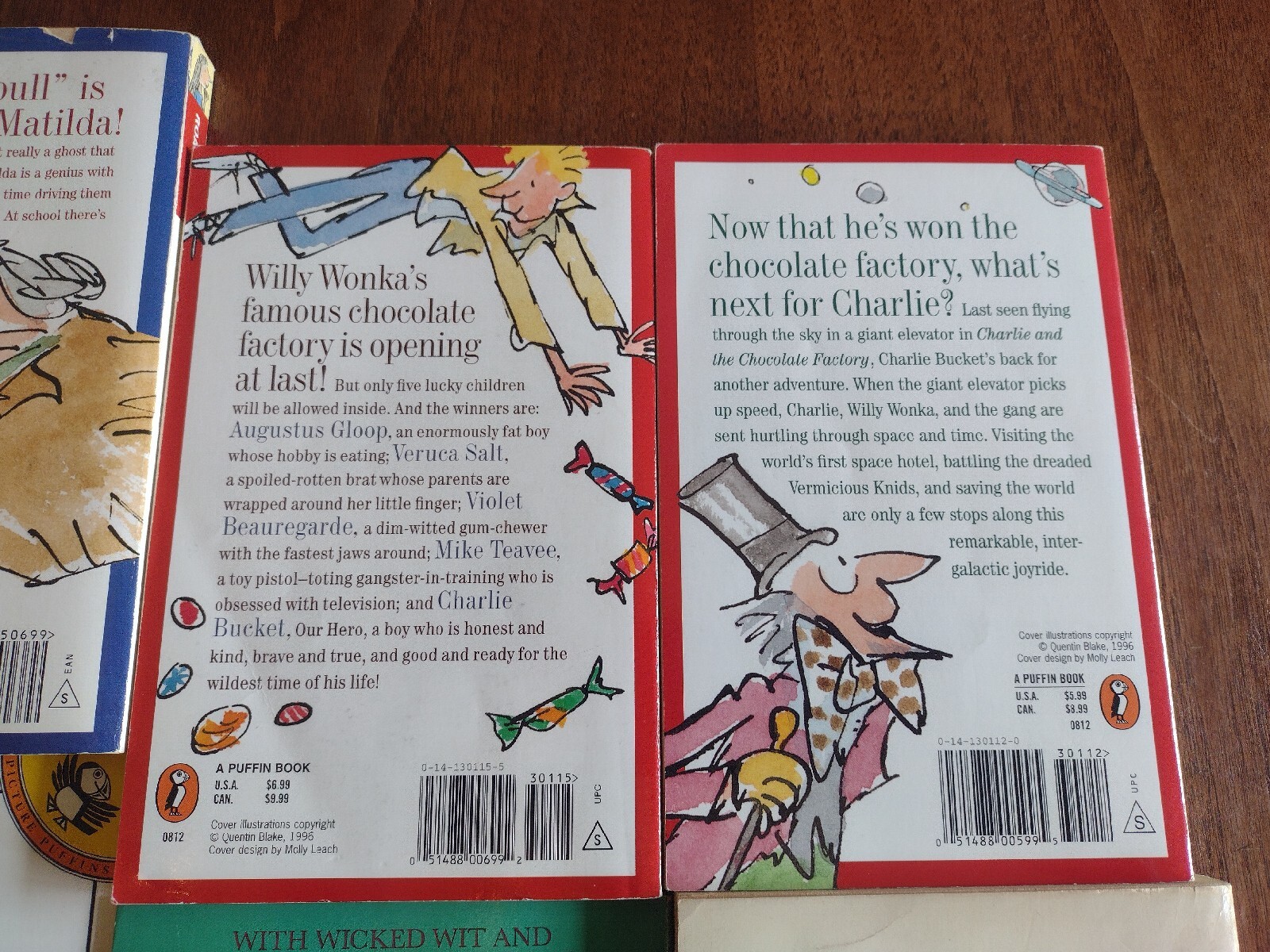 Lot of 10 Roald Dahl Books Charlie Chocolate James Giant Peach Matilda And More
