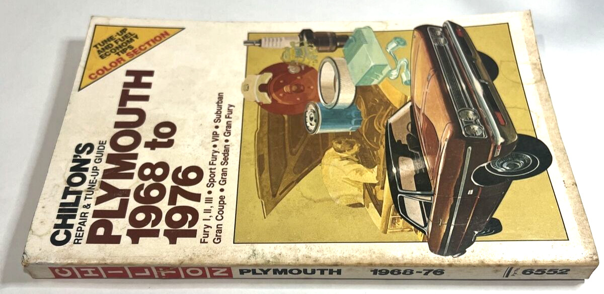Chilton 6522 Plymouth 1968-1976 Repair & Tune-Up Manual